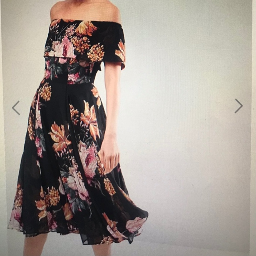 ASOS Floral Midi Dress